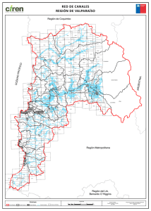 red de canales región de valparaíso