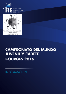 campeonato del mundo juvenil y cadete bourges 2016