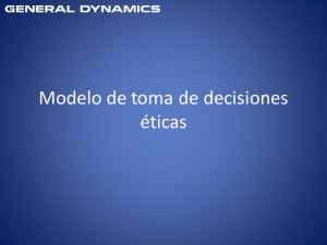 Modelo de toma de decisiones éticas