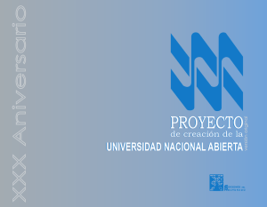 proyecto proyecto - Universidad Nacional Abierta