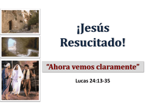Jesús Resucitado 1 Emaús