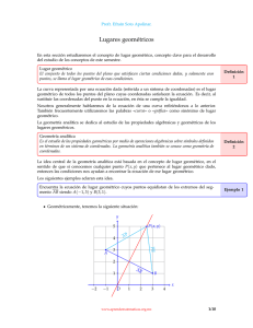 Geometría Analítica - Aprende Matemáticas