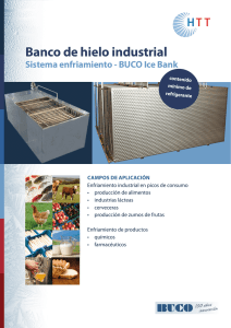 Banco de hielo industrial - Heat Transfer Technology AG
