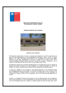 Hospital de Licantén - Biblioteca Ministerio de Salud