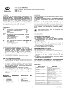 Coloración GIEMSA - Especialidades Diagnósticas IHR Ltda
