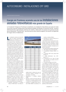 aisladas fotovoltaicasmás grande de España