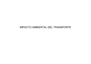 IMPACTO AMBIENTAL DEL TRANSPORTE