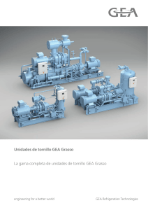 La gama completa de unidades de tornillo GEA Grasso Unidades