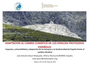 Adaptación al cambio climático en los espacios protegidos españoles