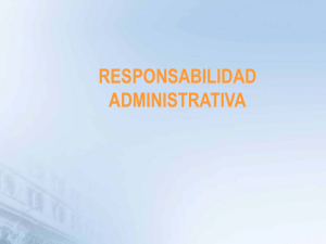 responsabilidad administrativa