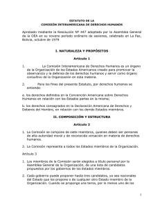 Estatuto de la Comisión Interamericana de Derechos Humanos