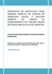 propuesta de protocolo para ingreso directo en centro de insercion