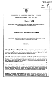 Decreto 774 de 2010