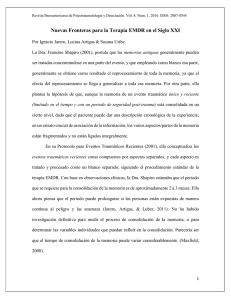 Revista Iberoamericana de Psicotraumatología y Disociación. Vol. 8