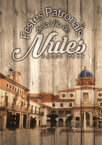 Festes Patronals Libro 2016