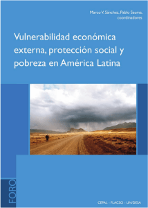 Vulnerabilidad económica externa, protección social y pobreza en
