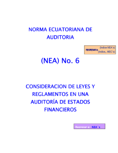(NEA) No. 6 - Colegio de Contadores Bachilleres y Públicos del