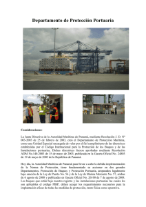 InfoProtección Portuaria - Autoridad Marítima de Panamá