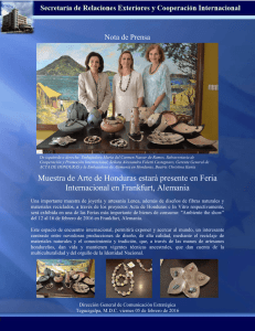Muestra de Arte de Honduras estará presente en Feria Internacional