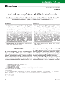 Aplicaciones terapéuticas del ARN de interferencia