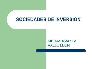 SOCIEDADES DE INVERSION
