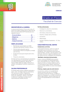 Grado en Física - Universidad de Oviedo