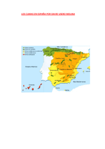 1 AVERIGUA CUANTOS CLIMAS HAY EN ESPAÑA (David Usero)
