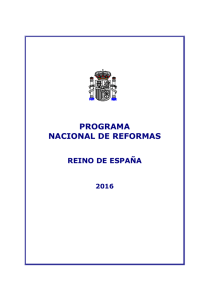 Programa Nacional de Reformas de España 2016