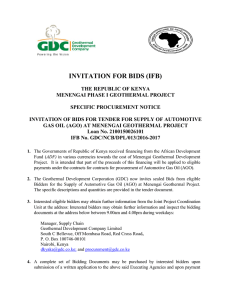 invitation for bids (ifb) - African Development Bank