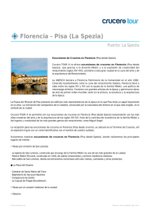 Florencia - Pisa (La Spezia) - Excursiones para cruceros Crucero