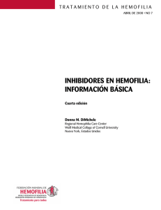 inhibidores en hemofilia: información básica