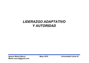 "LIDERAZGO ADAPTATIVO".