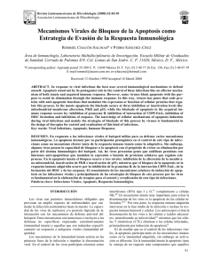 Mecanismos Virales de Bloqueo de la Apoptosis