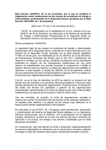 Real Decreto 1622/2011, de 14 de noviembre