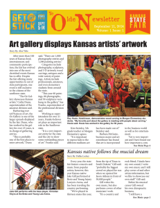 Art gallery displays Kansas artists` artwork