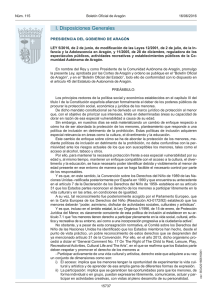 LEY 5/2016, de 2 de junio, de modificación de las Leyes 12/2001