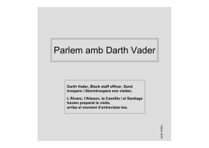Parlem amb Darth Vader