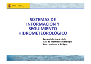sistemas de información y seguimiento hidrometeorológico