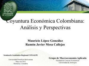 Coyuntura Económica Colombiana: Análisis y Perspectivas