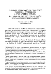 el primer acercamiento filológico en lengua castellana a cayo