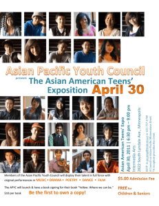 Yellow: Where we can be, An Anthology of the Asian American