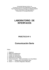 Lab 04 - Comunicacion Serie 2K9 - Universidad Nacional de San Luis