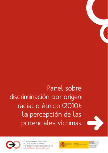 Panel sobre discriminación por origen racial o étnico