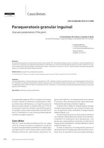 Paraqueratosis granular inguinal