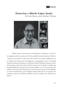 Entrevista a Alfredo López Austin