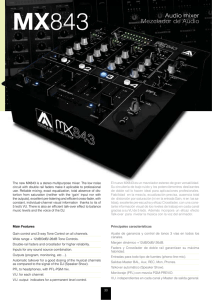 Audio mixer Mezclador de Audio