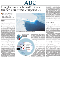 Los glaciares de la Antártida se funden a un ritmo «imparable»