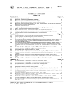 Numerales Cambiarios - Banco de la República