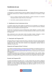 Condiciones de uso - Fundación Vicente Ferrer