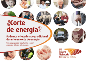 Corte de energía - UK Power Networks